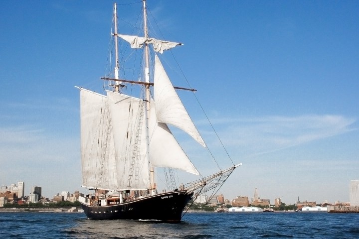 a large ship in a body of water