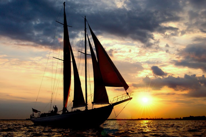 a large ship in a body of water