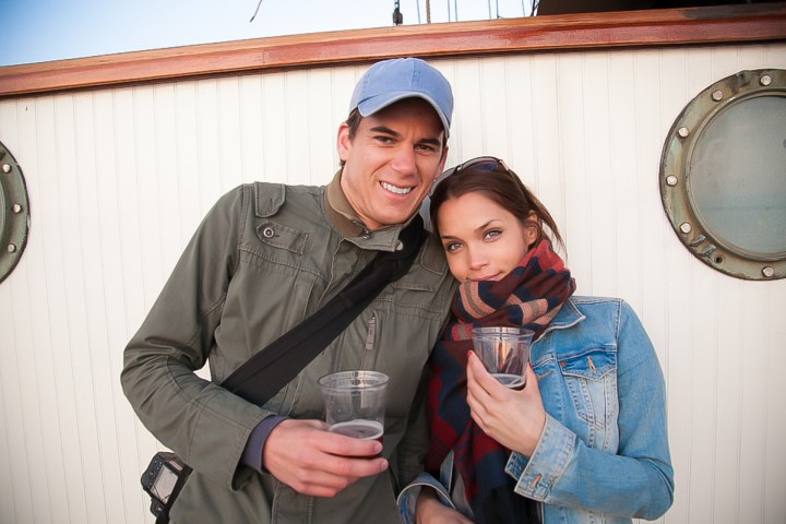 a person standing in front of a building