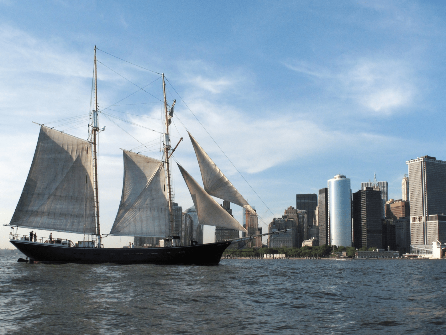 a large ship in a body of water