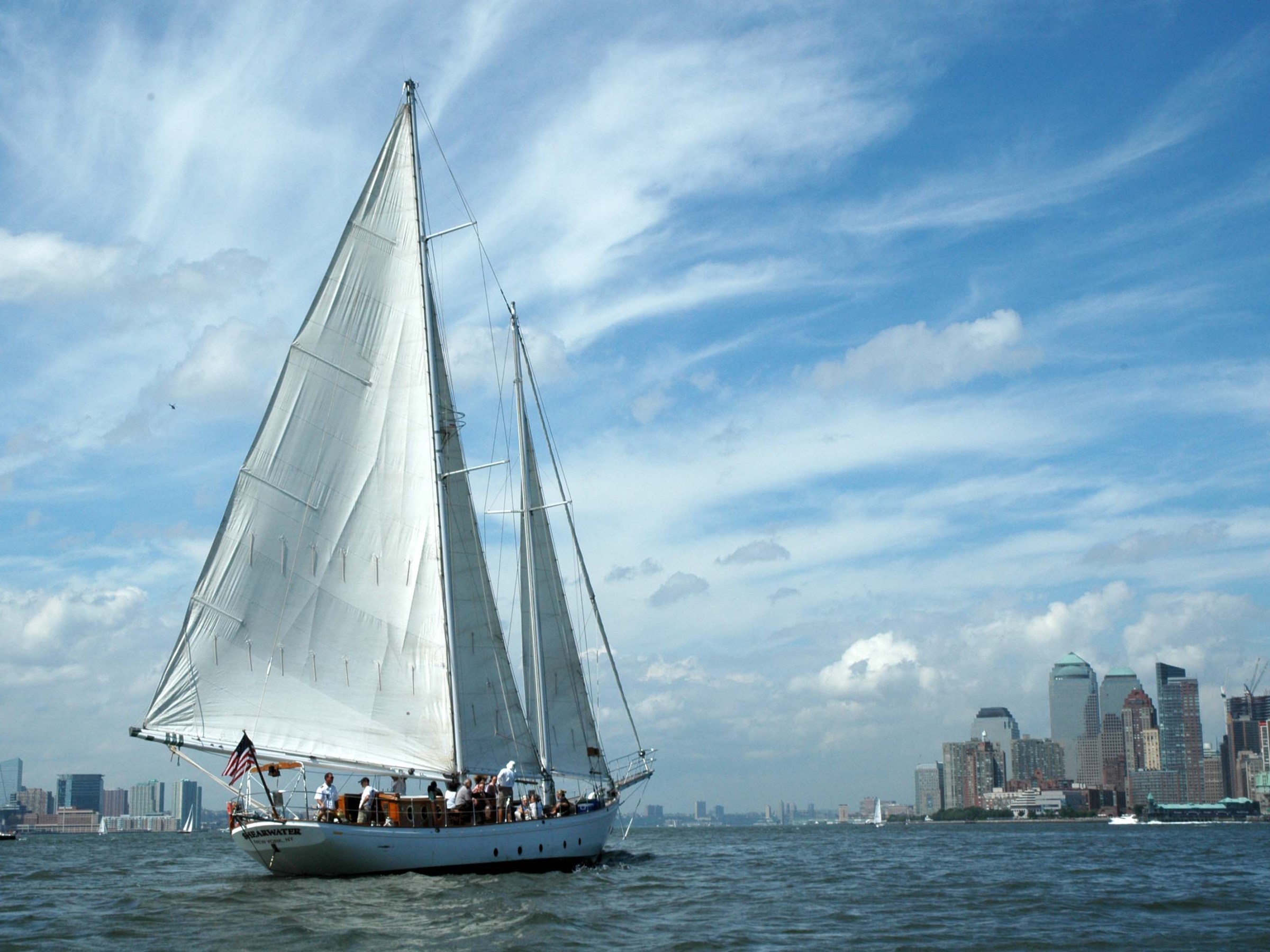 a large ship in a body of water