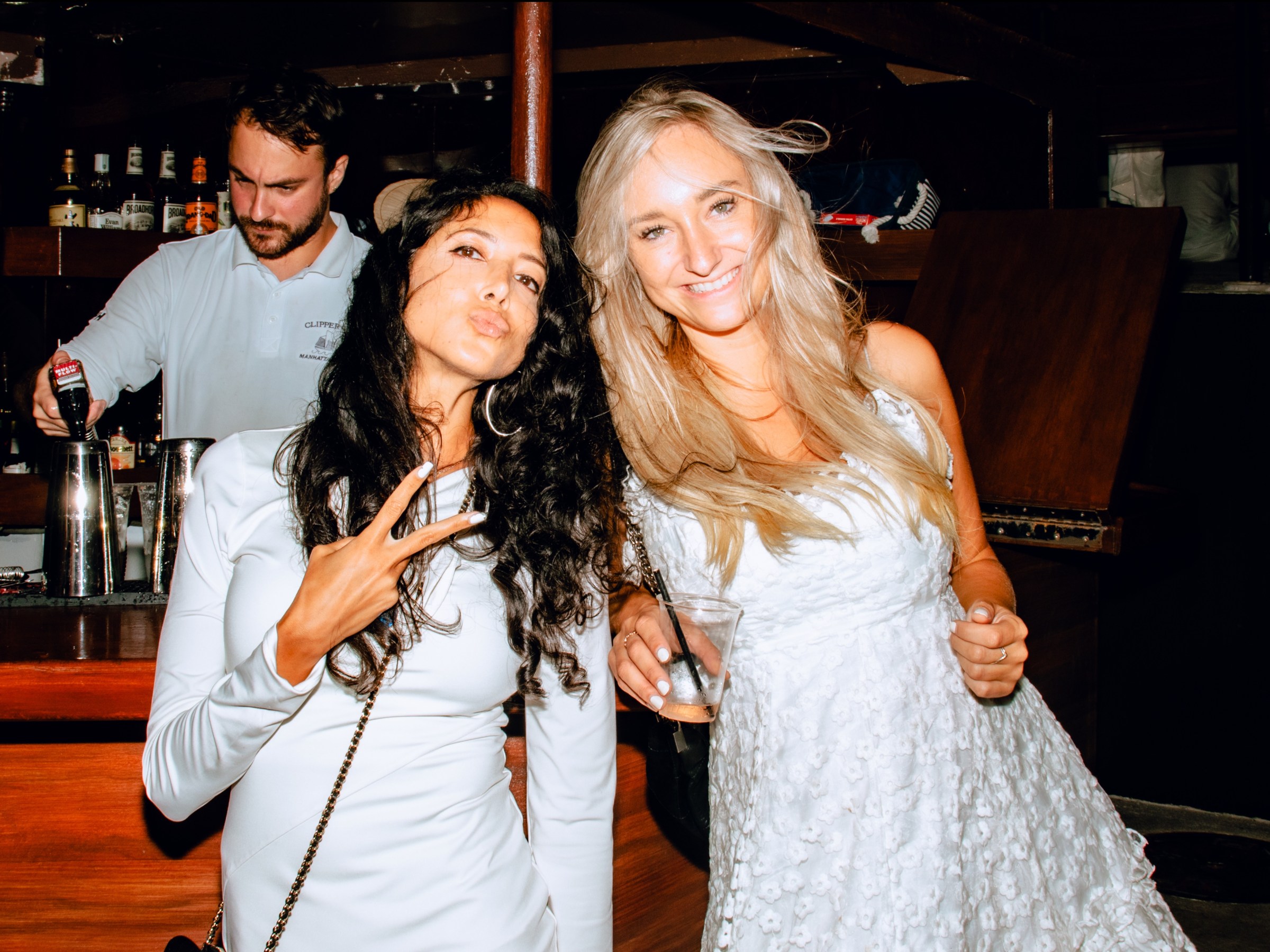 a man and a woman posing for a picture