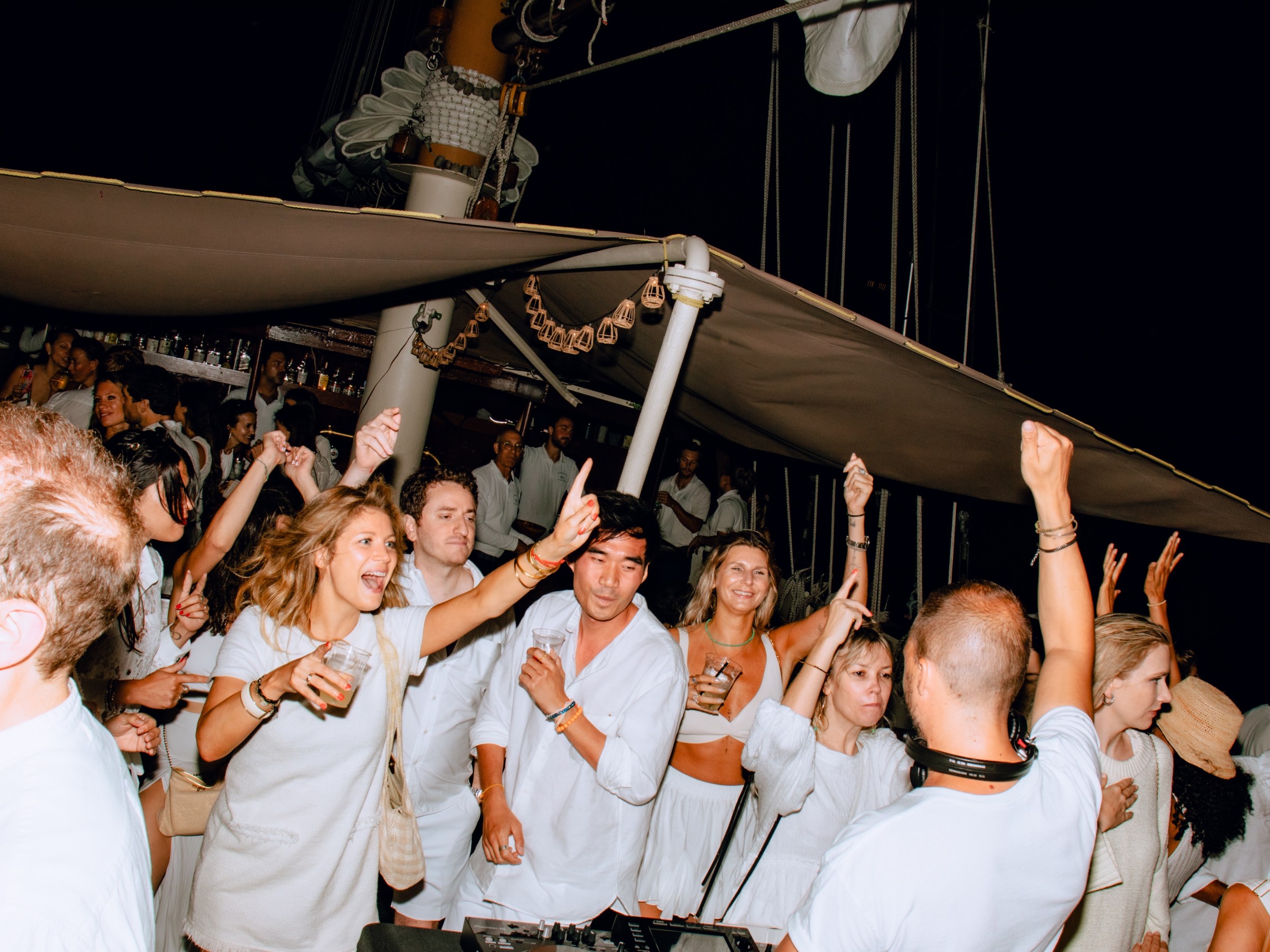 a group of people posing for the camera